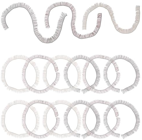 SOIMISS 15 pièces Faux Cils pour Poupées DIY Bande de Cils Multicolores Accessoires de Maquillage pour Création de Poupées Artisanales