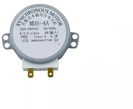 Synchronmotor for Drehteller von Mikrowellenöfen, kompatibel mit Midea MDS-4A Mikrowellenofenzubehör, 220–240 V Wechselstrom