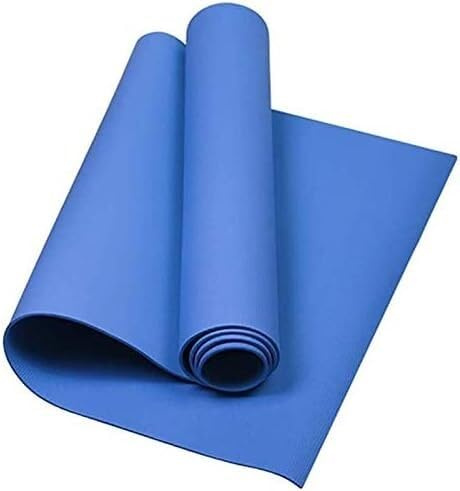 Yogamatta Pilatesmatta med bärrem Sit-ups Stretching armhävningar Herr Dam Miljövänlig EVA Fitness Träningsmatta(Blu)