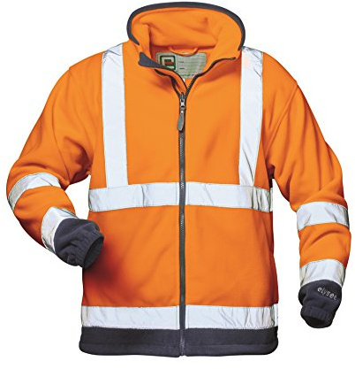 Elysee Fleecejacke Warnschutzjacke Arbeitsjacke Winterjacke orange/marine