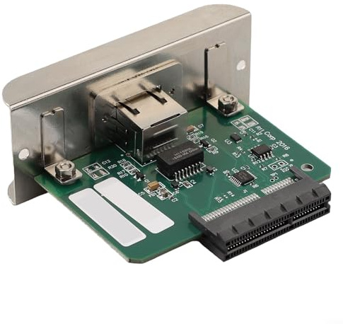 Carte réseau pour serveur d'impression Zebra ZT210 ZT220 ZT230 Module Ethernet intégré P1038204-101 de remplacement compatible avec imprimantes d'étiquettes