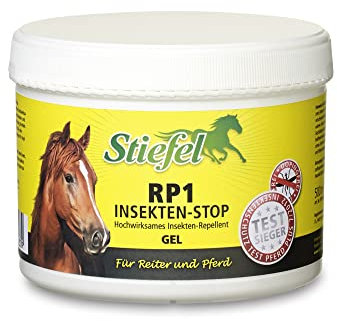 Stiefel RP1 Insekten-Stop Gel für Pferde, 500ml – Sanfter Insektenschutz mit Icaridin, alkoholfrei & hautfreundlich | Perfekt für sensible Haut & Ekzempferde