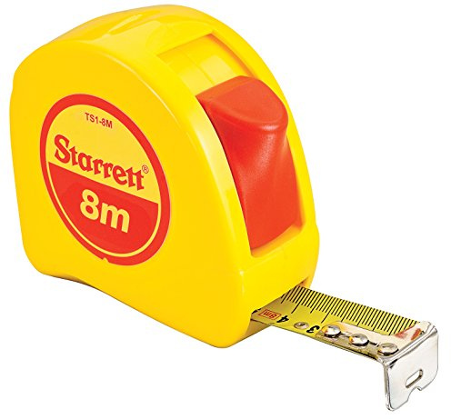 Starrett KTS1-8M-N Flessometro, 8 Metri x 25 mm