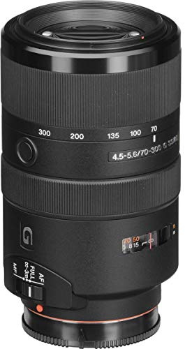 Sony DSLR Lens 70-300mm F4.5-5.6 G SSM II Zoom Lens for Sony Alpha Cameras