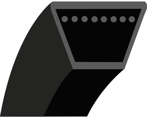 Z27 : Courroie lisse trapézoïdale pour Tondeuses autoportées ISEKI S 4650 QA/QAE, SW 439 A/AE, SW 4648 A/AE - Longueur extérieure: 723 mm - Section: 10x6 mm - N° Origine: 35063800/0