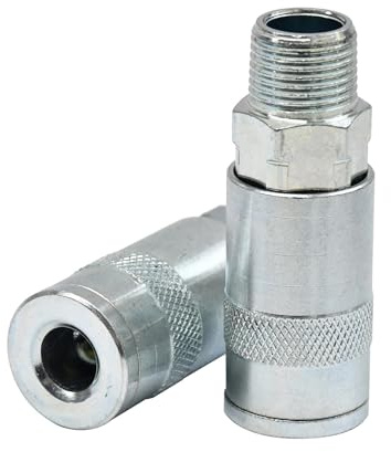 Dapetz ® Air Line Fitting Quick Release Push Fit for PCL Vertex Compressor Air Hose 3/8 Male Thread 2PC