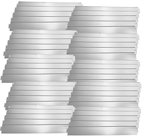casa.pro Metall Rasenkante 50er Set 100cm Beetumrandung Beeteinfassung Mähkante 50m