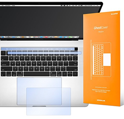 UPPERCASE GhostCover Touch Premium Touch Bar und Trackpad-Schutz mit mattem Finish für 2019 MacBook Pro 16 (2019 MacBook Pro 16, A2141) 2er-Pack
