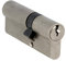 AMIG - Sicherheitszylinder für Holztüren - Größe 70 (30-40) mm - 5 Stifte - Bohrschutz - 15 mm Stift - Inklusive 3 Messing-Schlüssel - Chrom-Mattes Finish