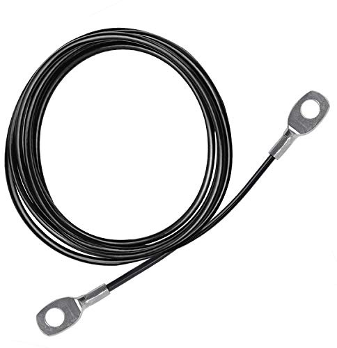 LFJ Gym Kabel Draht Fitnessgerät Stahlseil für Latzug Kabelzug Fitness Home Gym Riemenscheibensystem (3m)