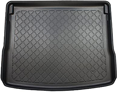 ZentimeX Kofferraummatte für Seat/Cupra Ateca (2016-2020) mit Varioboden oder 4WD, Schwarz, TPE, Fahrzeugspezifisch, 81396031