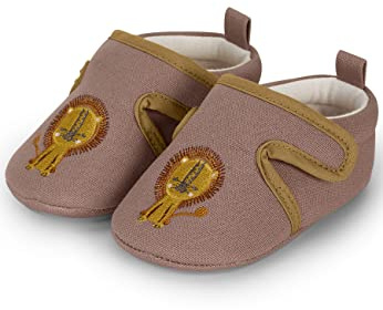 Sterntaler Baby – Pojkar babykrypsko lejon platt tofflor, brun, 18 EU, BRUN, 17/18 EU