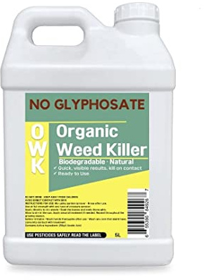 Organic Weed Killer - Glyphosate FREE - Biodegradable | Pet Safe | Wild Life Friendly | Natural Ready To Use 5L