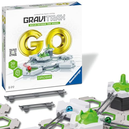 Ravensburger GraviTrax GO Explosive- Marble Run, STEM and Construction Toys for Kids Age 8 Years Up - Kids Gifts