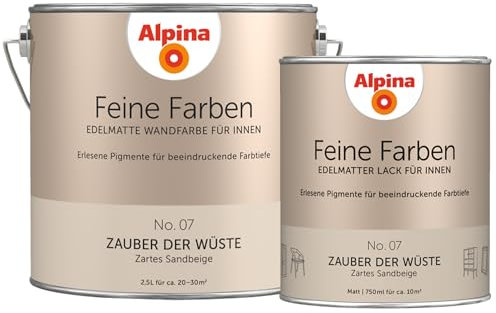 Alpina Feine Farben Wandfarbe & Lack No. 07 Zauber der Wüste edelmatt