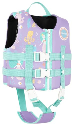 Zeraty Boglia Bambini Nuotare Vest Bambino Giacca Float Galleggiante per Piscina con Cinturino di Sicurezza Regolabile, Galleggiante per età 1-9 anni/18-77 LBS