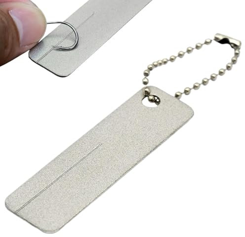 Hook File, Hook Sharpener, Small Portable Hook Sharpening Stone | Pocket Grinding Tool, Heavy Duty Garden Tool Sharpener for Sharpening Scissors, Machetes