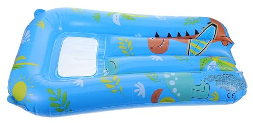 BESPORTBLE Aufblasbares Dinosaurier-schwimmmatte Junge Mädchen Wasserspielzeug Schwimmkörper Mit Fenster Sicherer Tauch Beobachtungsspaß Leicht Transportierbar Für Pool Und Outdoor