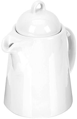Mikinona Keramik Kaffeekanne Milchkanne Mit Ergonomischem Griff Für Küche Und Büro Aus Langlebigem Keramikmaterial Haushaltsteekanne Für Kaffee Und Tee