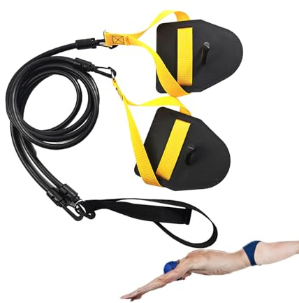 Bandes de natation résistantes | Bandes élastiques de force avec paume de natation, équipement portable pour entraînement aquatique, renforcement musculaire, résistance et état physique de l'eau