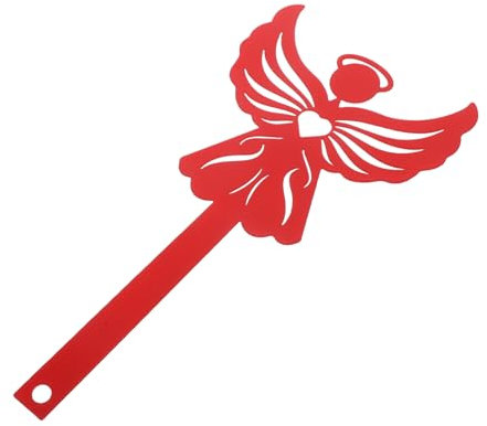 Toddmomy Outdoor Mailbox Wall Mounted Flag Metal Angel Decorative Mailbox Flag Replacement Kit