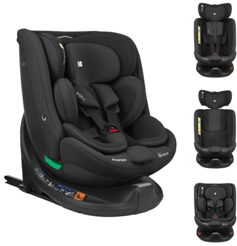 Kikka boo Kindersitz i-Van i-Size (40-150cm) Isofix Gruppe 0+/1/2/3 Kopfstütze schwarz