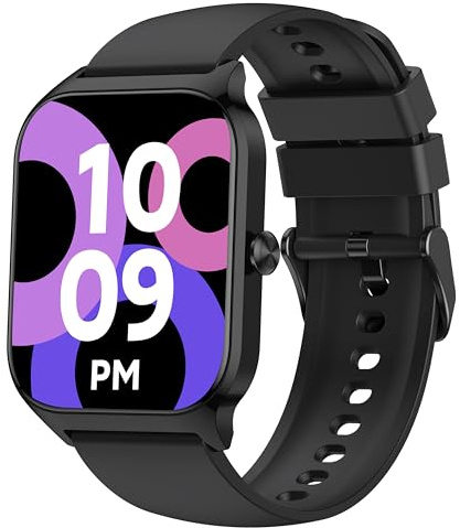 Smartwatch Bambini Uomo Donna, 100+ Sports & 24/7 Salute Orologio, Chiamate Bluetooth, Pressione Sanguigna, Frequenza Cardiaca, Stress, con/senza app, Sveglia, Calcolatrice, Contapassi Android iOS