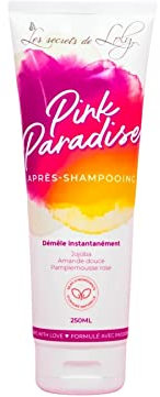 Les Secrets De Loly –Pink Paradise – Après-Shampooing Démêlant & Nourrissant – Soin Cheveux Naturel à 99,2% – 250ml
