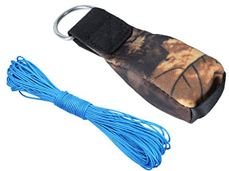 Sharplace Outdoor Wurfbeutel zum Baumklettern + 2mm Wurfleine Klettern Wurfschnur