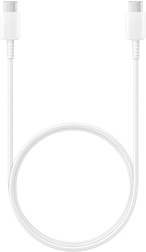 Samsung Galaxy USB-C Cable (USB-C to USB-C) - White- US Version with Warranty, Laptop