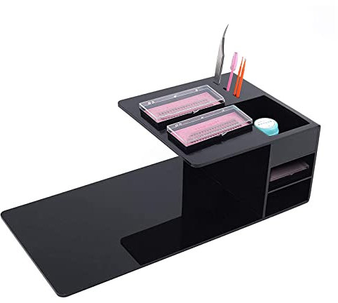 Yumech Wimpern Verlängerung Werkzeug Veranstalter Regal Acryl Werkzeuge Display Schrank Ständer Regal Organizer Stand Home Salon Lash Verlängerung Pfropfen Werkzeug Anzeige Regale