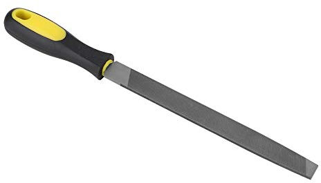 KIMISS Lima da 8 Pollici Lima per Fresa Piatta Lama Liscia con Manico Strumento per Affilare i Bordi degli Ingegneri Ingegneria del Metallo