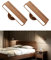DetarZinLED Battery Operated Wall Lights, Wireless Rechargeable Sconce, Mounted Reading Light, Dimmable Magnetic Lamp, Rotatable LED for Bedroom, Living Room (2 Pack)