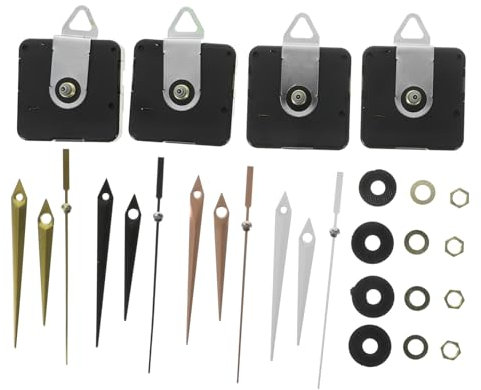 BESTonZON 4 Sätze Pendeluhr Reparatur Uhrwerk Für Ersatz Uhrwerk Für Ersatzwerk DIY Uhr Reparaturteile Uhrzeiger Uhrenzubehör