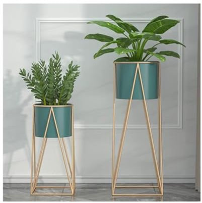 pflanzenständer, blumenstand, blumenstander Blumenregal pflanzenhocker pflanzentopf blumentopf hoch indoor holz seule Garten Blumentreppen Pflanzentreppe Ablagen deko gold metall weiß schwar
