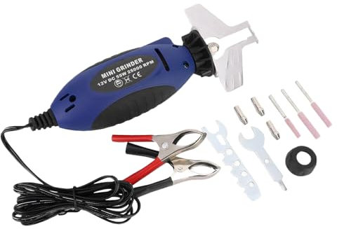 vreplrse 12V High Speed Chain Saw Sharpener For Garden Hand Saw Chain Chain Saw Sharpener Electric Chain Saw Sharpening Kit 0.325