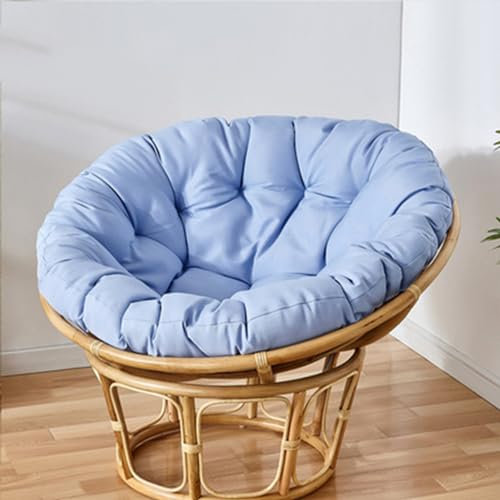 HOUSN 6,100x100cm, Papasansessel Kissen,Rund Papasan Sessel,Polster Für Papasansessel,Auflage,Polyrattan Sessel Hängesessel Kissen Papasan Stuhlkissen,(Nur Stuhlkissen)