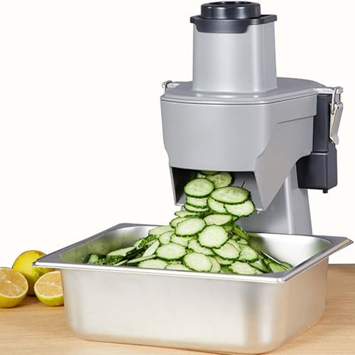 伟 祥 4 in 1 Electric Vegetable Chopper, Multifunctional Food Cutter＆Slicer, Mandoline Slicer & Cheese Grater, Vegetable Chopper, Fruit and Vegetable Slicer