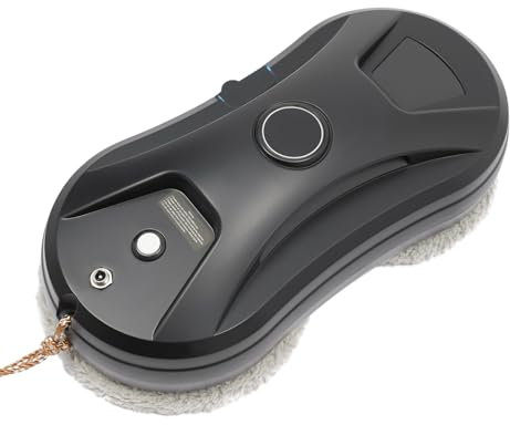Fensterputzroboter Smart Fensterputzer Elektrisch 2800Pa Super-Saugkraft Fensterreiniger mit 10*Reinigungstücher Automatischer für Innen- und Außenfenster alle glatten Oberflächen