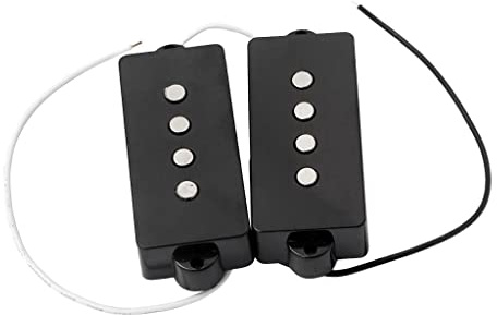 Schwarz Noiseless 4 Saiten Jazz Bass Gitarre Pickups Set DIY Ersatzteile