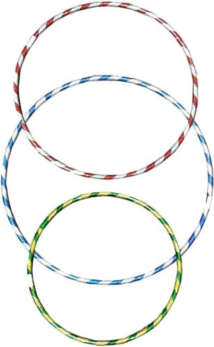 MIXEL Kids Adult Hoola Hoop, Special Design, Fitness Gym Workout, Gymnastics, Outdoor Sports Games, Versatile Fitness Tool, Set Of 3 With Varied Sizes