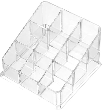 Slots Lip Gloss Soporter - Organizador acrílico transparente para lápiz labial y tubos de brillo de labios | Capacitación de exhibición de almacenamiento de tocador de maquillaje, soporte cosmético du