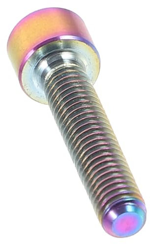 BESTonZON Colorful Tapered Bolts for Bikes Durable Screw for Bicycle Wheels Easy Installation Standard Specifications for Mountain Bike Accessories