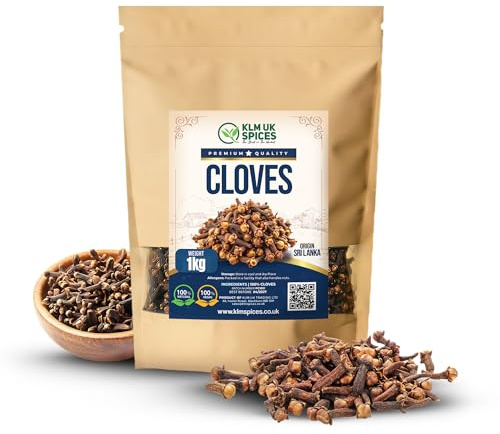 Premium Ceylon Cloves Whole | 100% Pure & Natural Sri Lankan Clove Buds | Fresh, Aromatic Spice for Cooking, Baking, Chai Tea & Mulled Wine (1 kg)