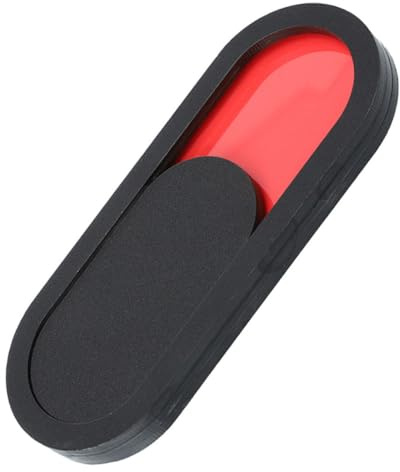 GLEAVI Panneau de Porte Coulissant 15x6 Cm Noir sans Inscription, Signalisation Bureau Vacant/occupé, Panneau « Toilettes Occupées » Pratique et Adhésif pour Salle de Réunion et Wc