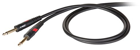 Proel DHG100LU10 Cavo Audio Professionale Die Hard Gold, Nero, 10mt | Jack 6.3mm Mono a Jack 6.3mm Mono, Serie Die Hard Gold