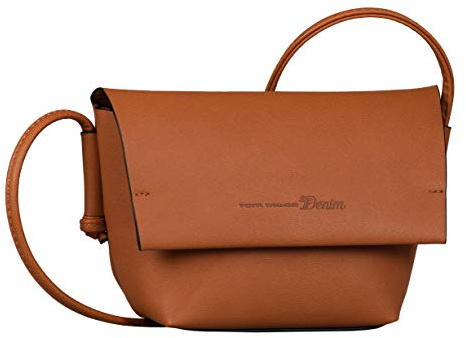 Tom Tailor Denim Damen Cleo Umhängetasche, Braun
