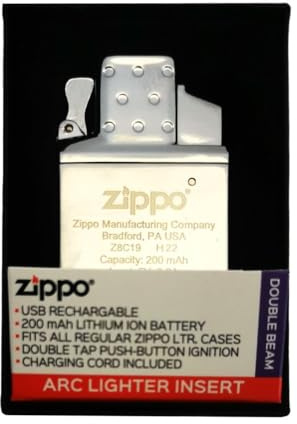 Zippo 2006836 Rechargable Lighter Insert, Metall, Silber, One Size