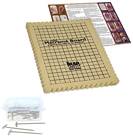 The Beadsmith Mini-Makramee-Set mit Armbandprojekt und Anleitung