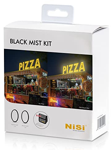 NiSi 82mm Black Mist Filter Kit - Promist 1/4, 1/8 Diffusion Effektfilter | Reduziert Kontraste und Streut Sanft die Highlights, für Videoaufnahmen / Portraitfotografie